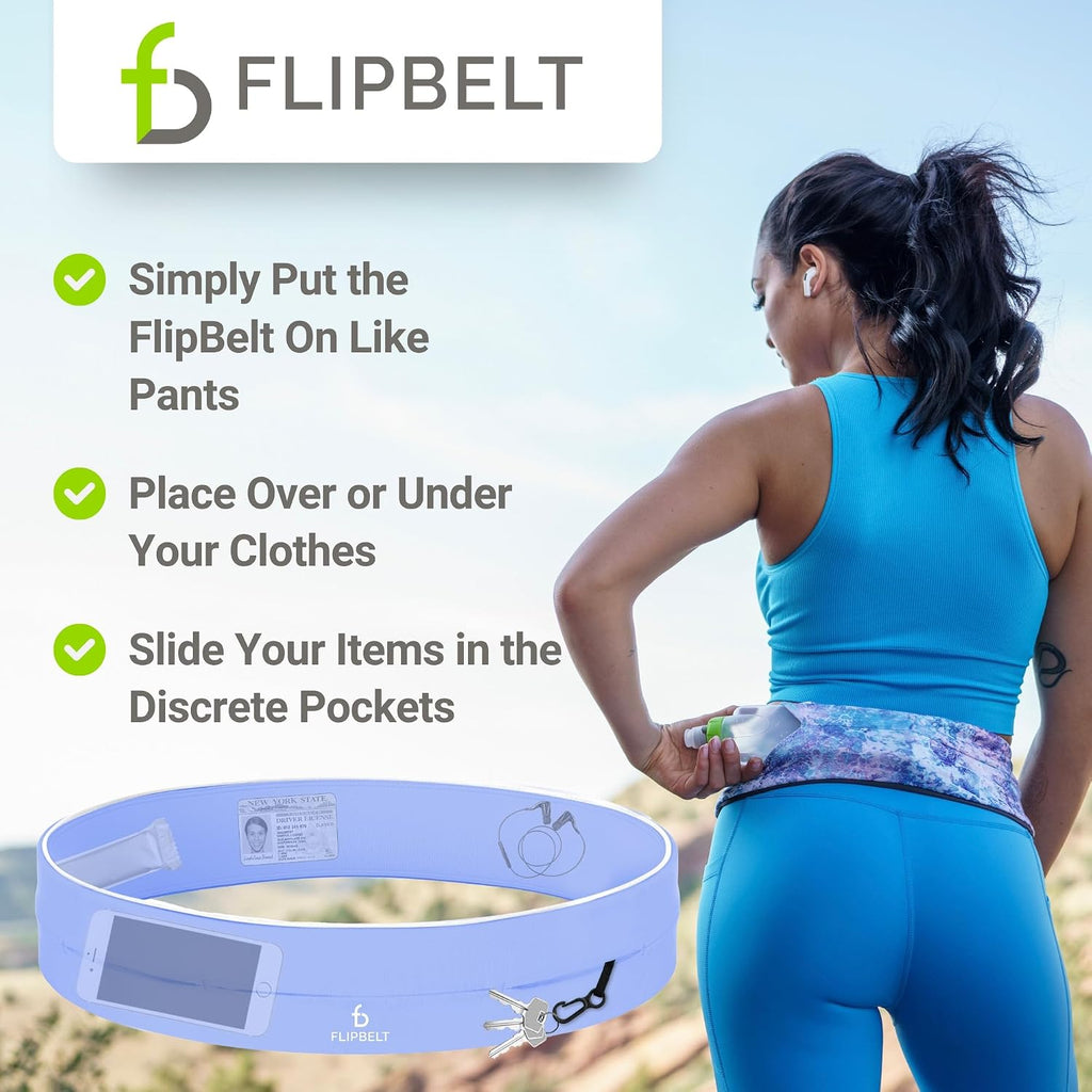 Classic Running Belt, Phone Holder for Running, Money Belt Pouch