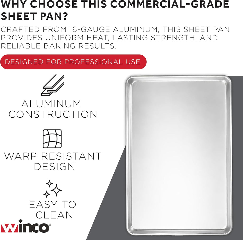 Full Size Aluminum Commercial-Grade Sheet Pan