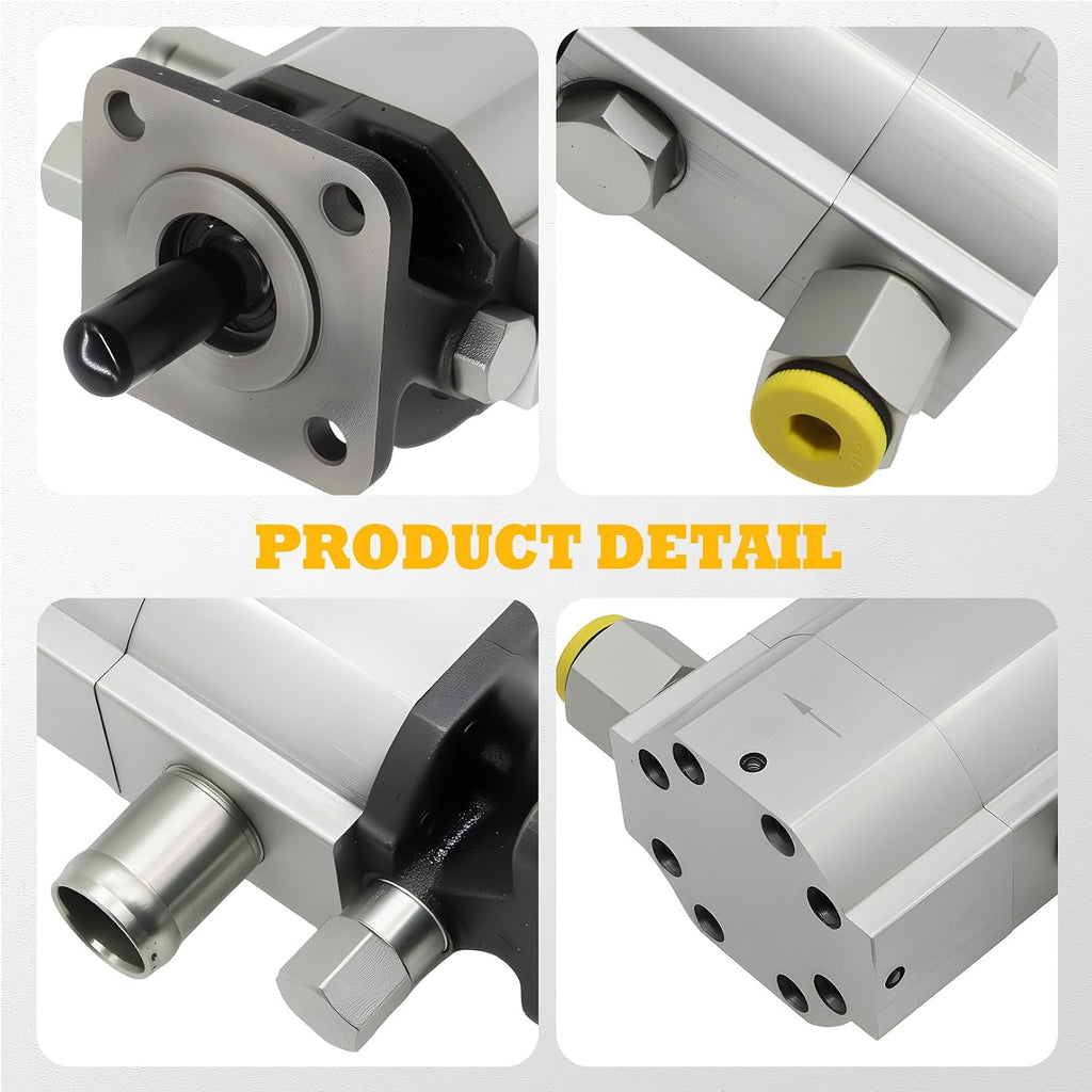 16GPM 2 Stage Hydraulic Log Splitter Pump 3000 PSI Aluminum Gear