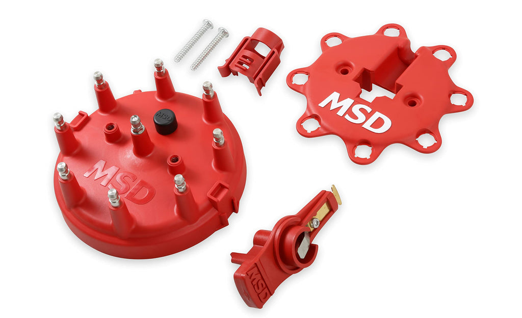 MSD 8482 Distributor Cap and Rotor Kit Red