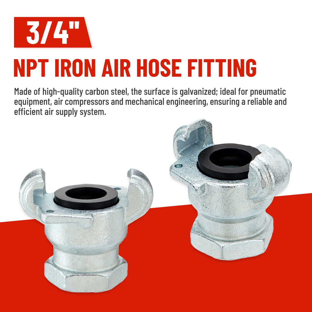 Venussar 3/4 Inch x 75 FT Red Jackhammer Air Hose