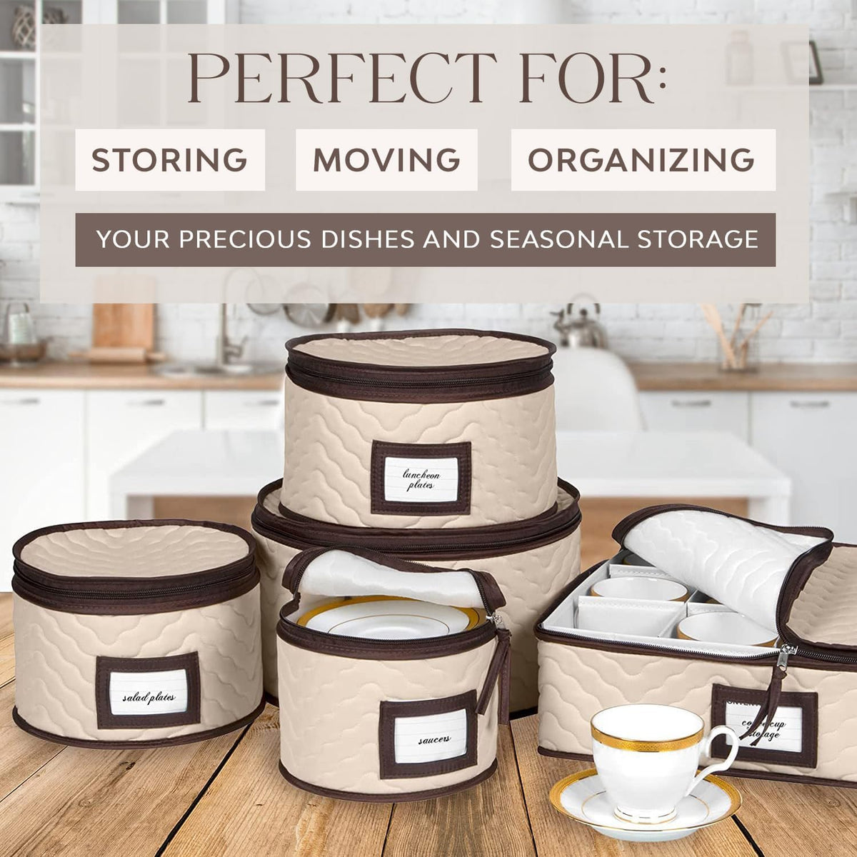 China Storage Containers 5-Piece Set Moving Boxes, Quilted