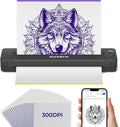 Tattoo Stencil Printer ITP06, 300DPI Wireless Thermal Tattoo Printer with 20 Transfer Papers, Tattoo Printers