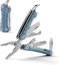 VIRENKNIFE Multitool,11-in-1 Mini EDC Multitool, Gifts for Men, Stainless Steel Multi Tool Pliers with Pocket Knife