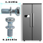 TNITRIB Refrigerator Fixer-Handle Screws DA61-03734A - 2 Pack