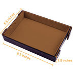2 Pieces Magnetic Dice Tray Rectangle Folding Dice Rolling Trays