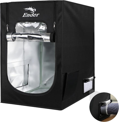 3D Printer Enclosure with Exhaust Fan Interface Fireproof&Dustproof Tent Constant Temperature Protective Cover Room