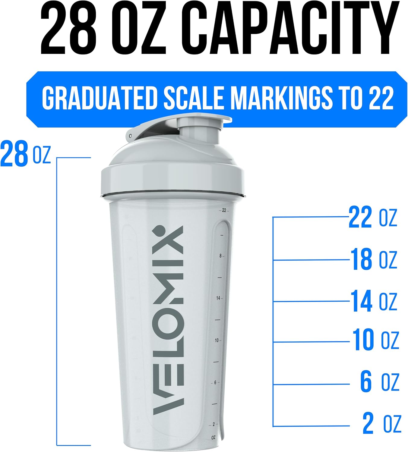 4 Pack 28oz Protein Shaker Bottle for Protein Mixes, Silver Aurora | 4x Wire Whisk, Leak Proof Shaker Cups for
