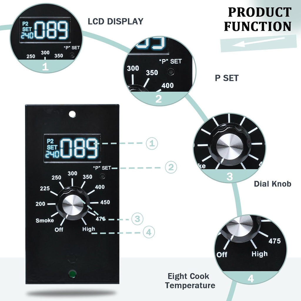 Upgrade Control Board kit Compatible with Pit Boss Pellet Grill Panel
