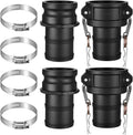 2 Set 3 Inch Camlock Fittings Type C&E