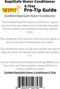 ReptiSafe Water Conditioner for Reptiles 8.75oz - Includes Attached DBDPet Pro-Tip Guide