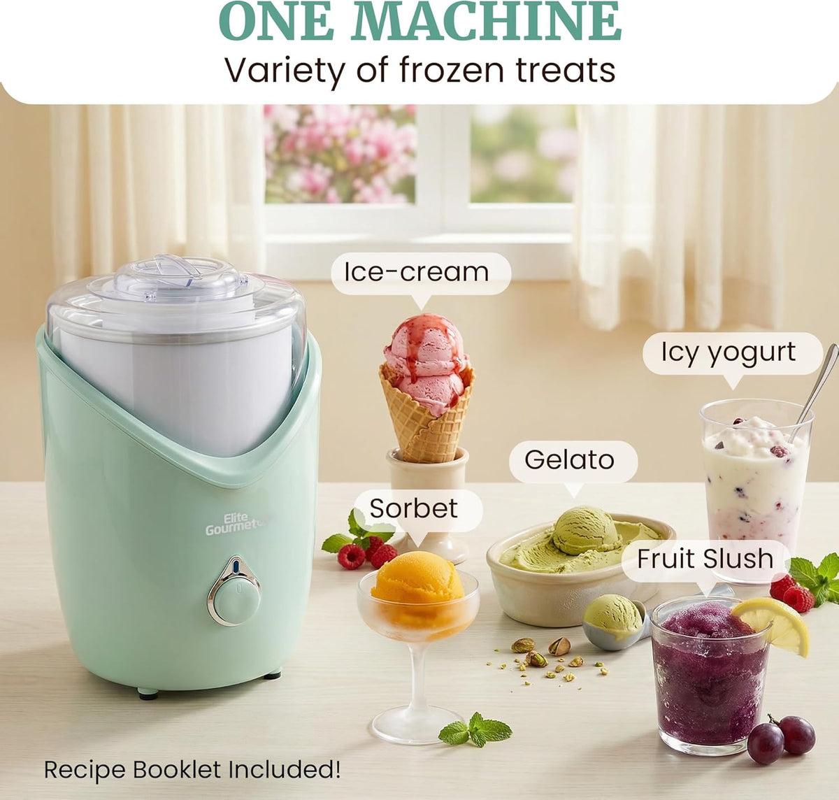 EIM263M 2Qt Automatic Electric Ice Cream Maker