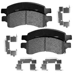 NXTRIP Front Brake Pads Ceramic Compatible with 2006-2009 Chevy Trailblazer