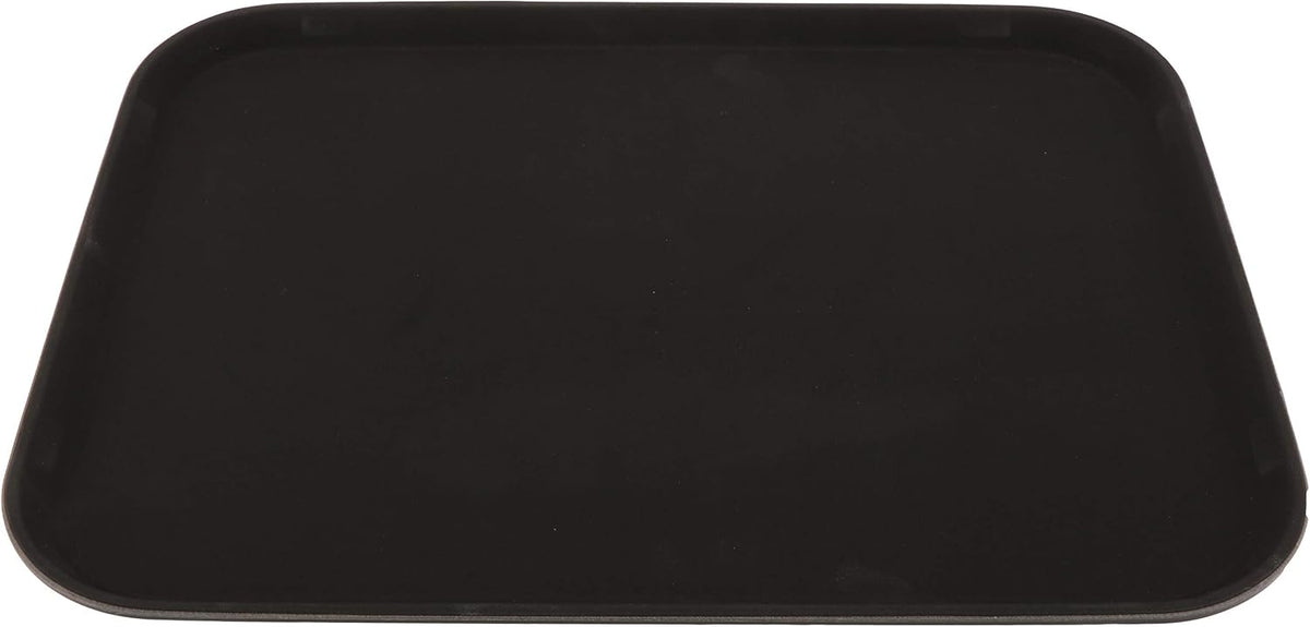 G.E.T. NS-1520-BK BPA-Free Non-Slip Plastic Rectangular Serving Tray, 15" x 20", Black