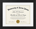11x14 Diploma Frame with Shatter-Resistant Glass - Use as 8.5x11 Frame with Mat or Display 11x14 Documents Without