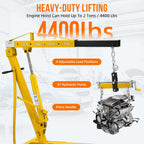 2 Ton Engine Hoist with Lever, Hydraulic Cherry Picker Engine Crane