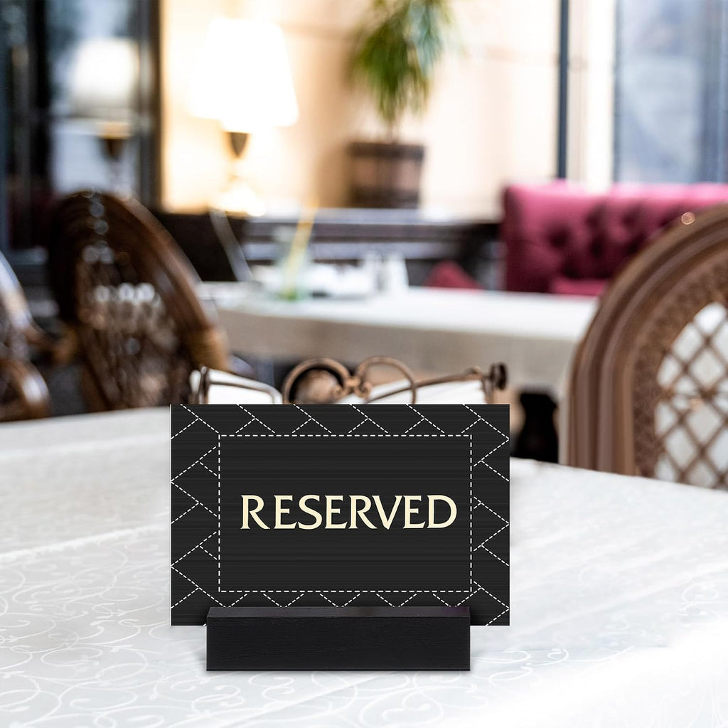 12 Pcs Wood Card Holders,Acrylic,Black,4.6x1.1x1 Inch | Guitar Shaped Stands for Table Numbers, Wedding Party