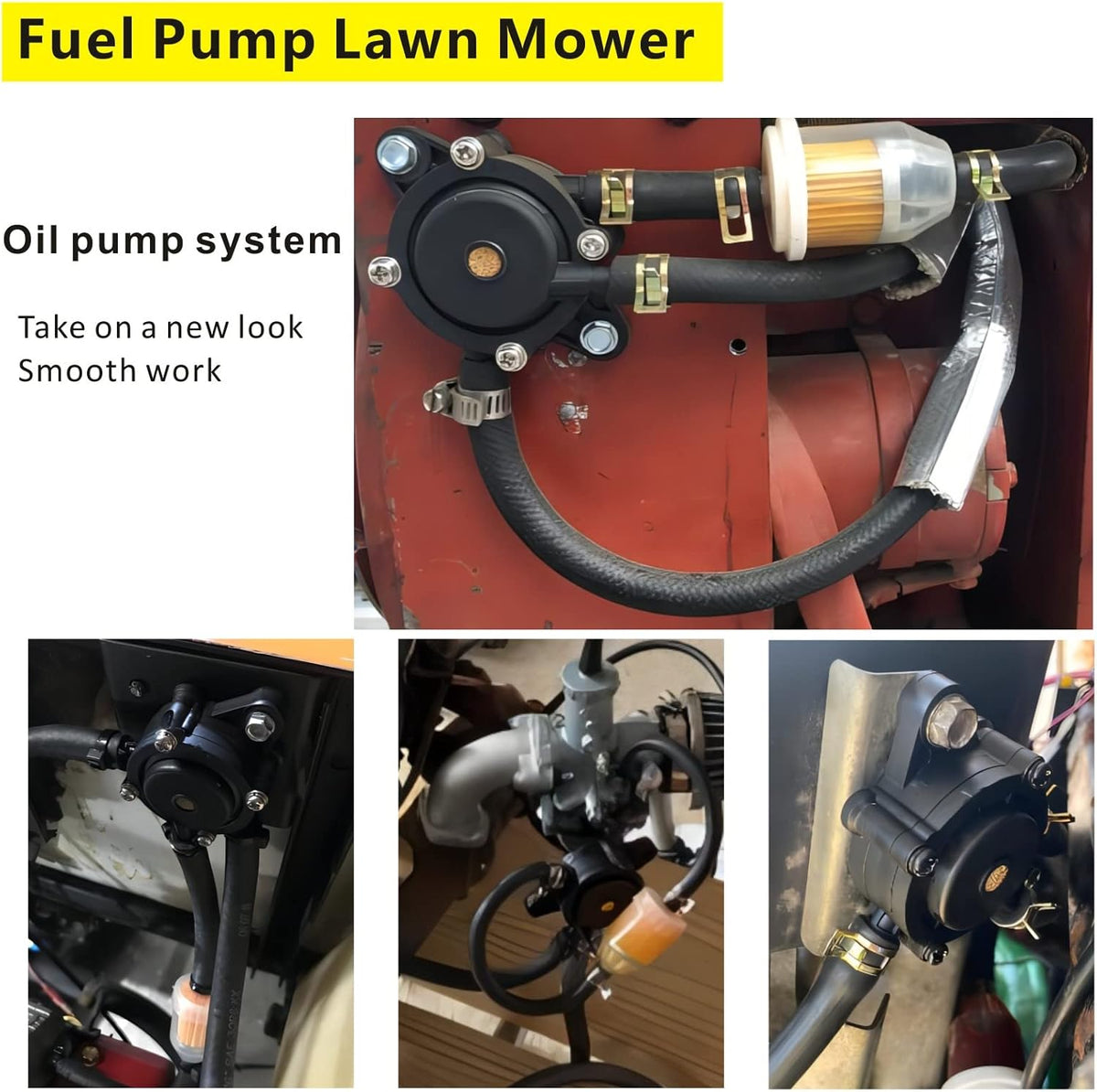 Replace Lawn Mower 808492 597338 and Cub Cadet 、Craftsman Fuel Pump