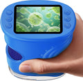 4K 1000X Handheld Digital Microscope for Kids with 2.0" IPS Screen(Blue) | 200-1000X Magnification, STEM Toys