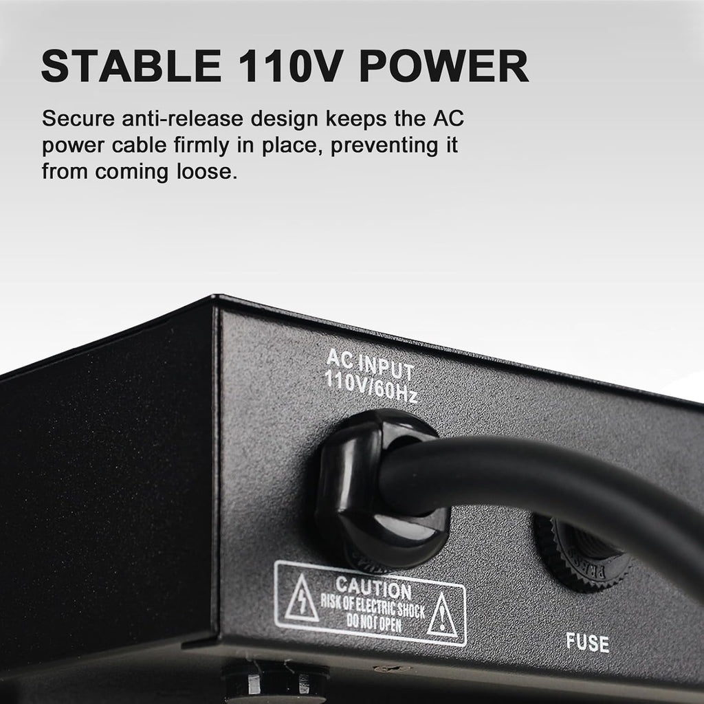 Power Conditioner for Audio Equipment, 10 Outlets 30A Rack Mount Audio Digital Pro Power Supply Controller Regulator