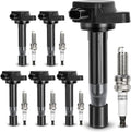 UF603 Ignition Coil & 97390 Double Iridium Spark Plug For HONDA 2008-2017