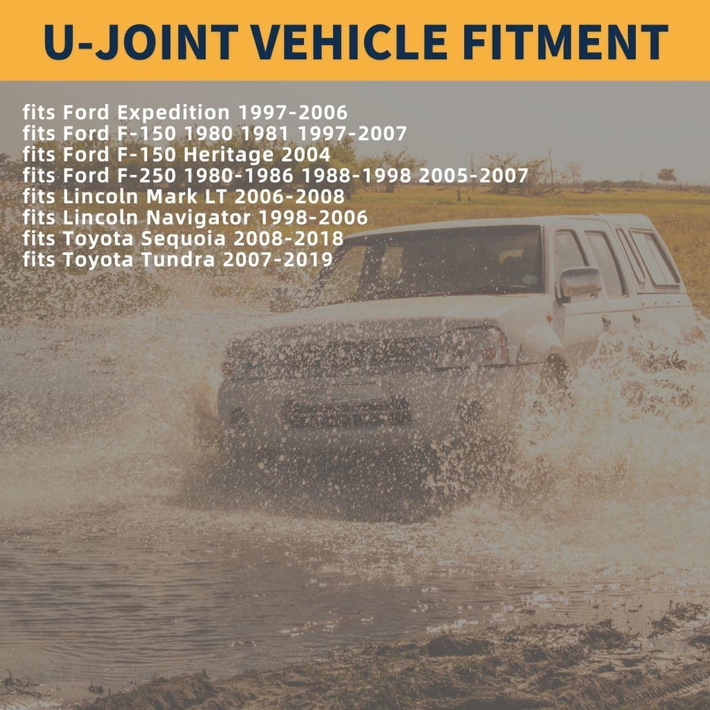 U Joint Front Drive Shaft Universal Joints Kit Replacement fits Ford F-150
