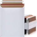 200 Pcs 7 x 9 Inch Rigid Mailer Cardboard Envelope Bulk, White