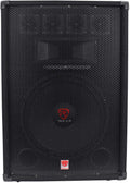RSG15.4 15" 3-Way 4 Ohm Passive DJ/Pro Audio PA Speaker | 1500W Peak, 750W RMS, 102dB Sensitivity, SpeakON and 1/4"