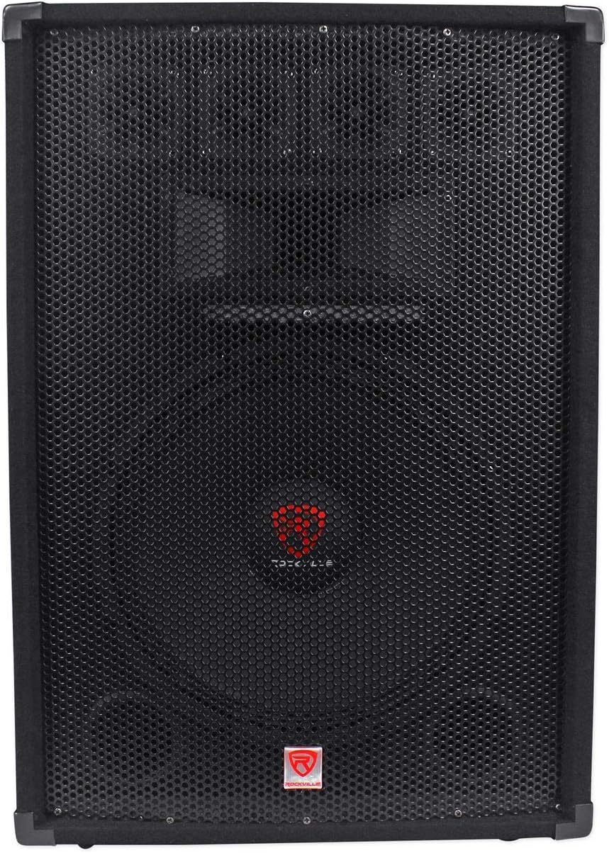 RSG15.4 15" 3-Way 4 Ohm Passive DJ/Pro Audio PA Speaker | 1500W Peak, 750W RMS, 102dB Sensitivity, SpeakON and 1/4"