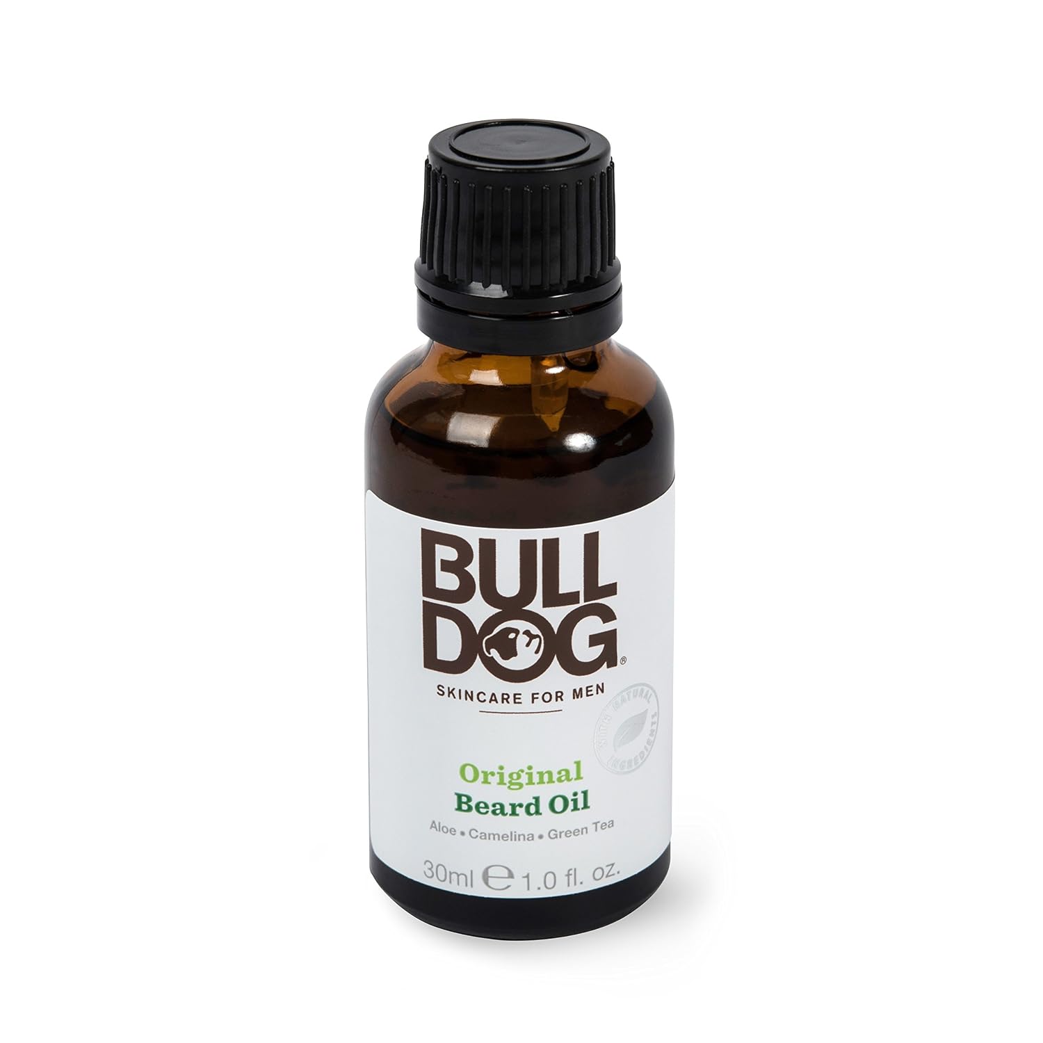 BULLDOG Grooming Original Beard Oil with Aloe Vera, Tames & Conditions Beards, 1 FL OZ