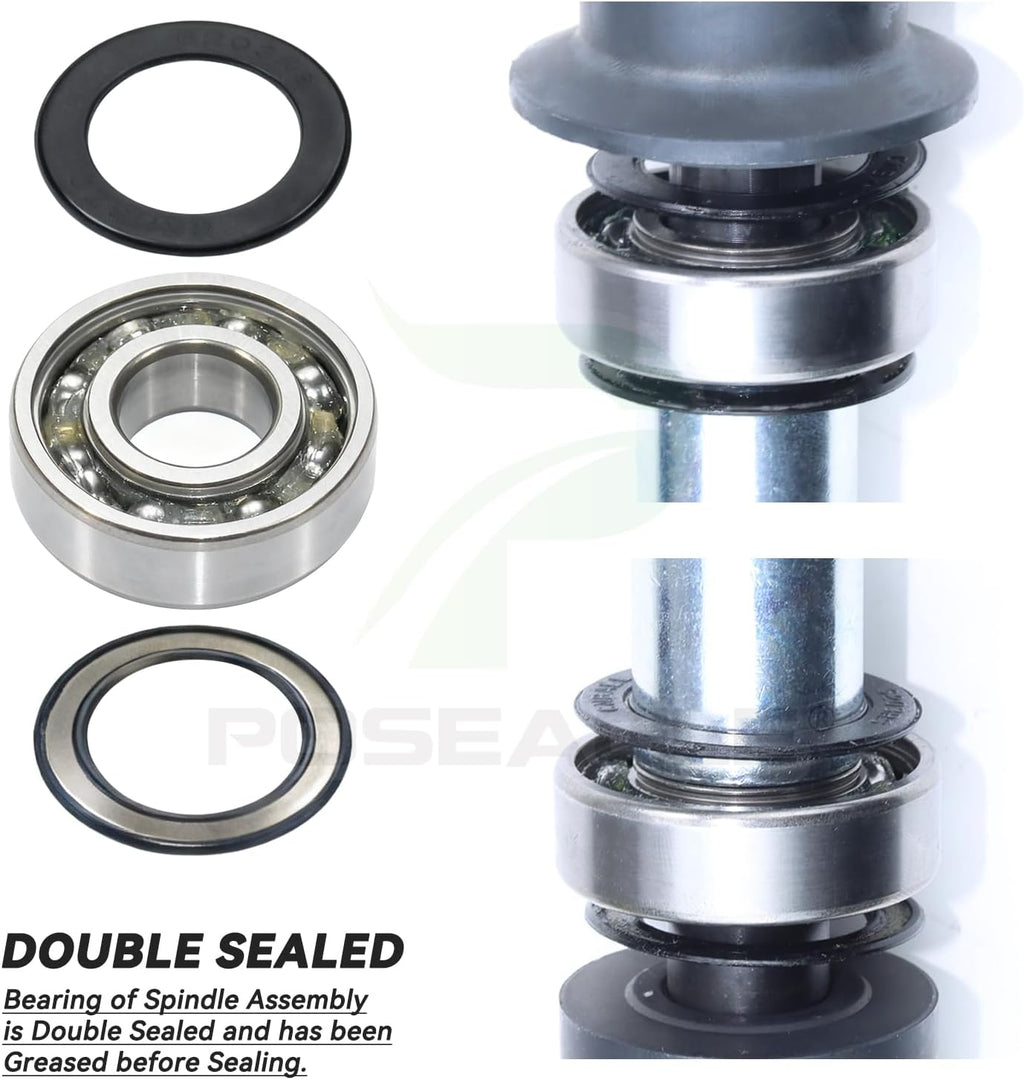 2 Pcs GY21098 Spindle Assembly for John Deere D105 D110 D130 Decks