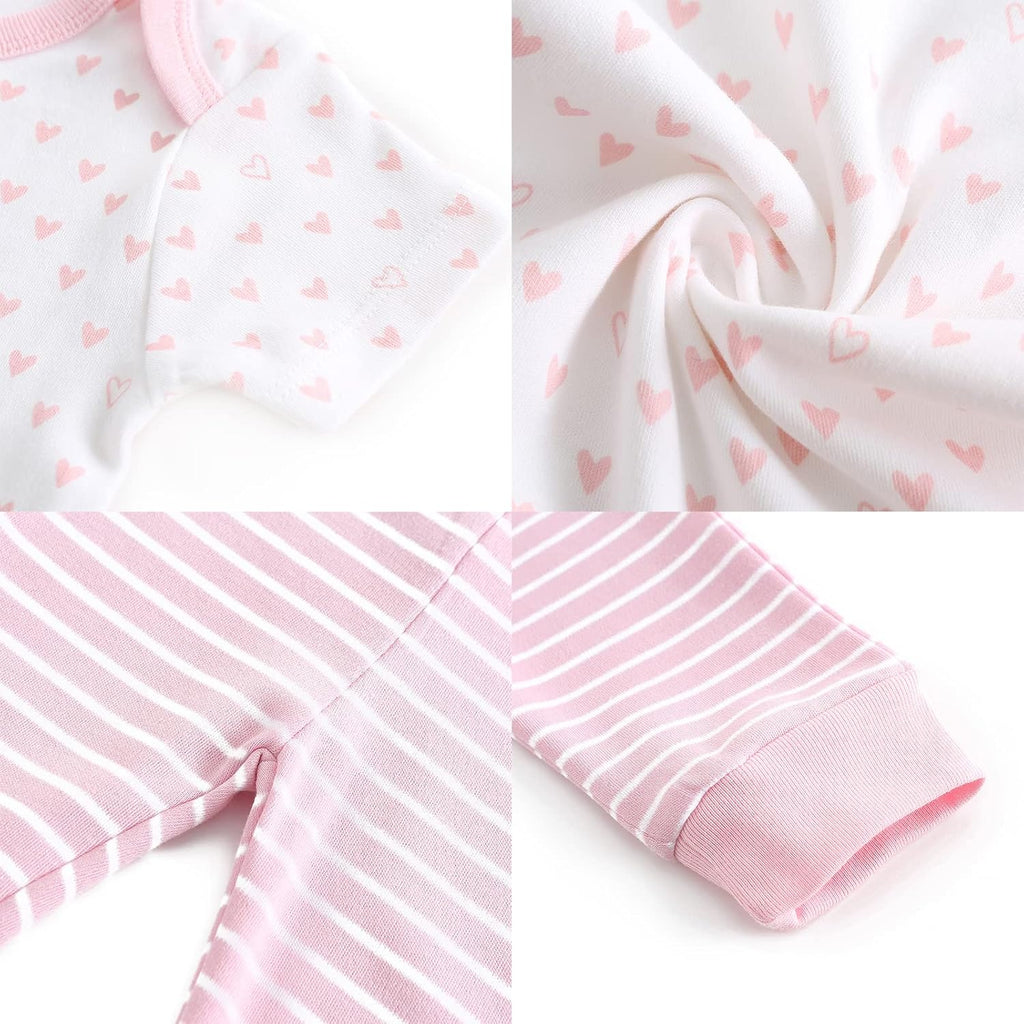 Newborn Layette Gift Set Bodysuits Pants for Baby Girl and Boy 24 Piece 100% Cotton Essentials and Accessories