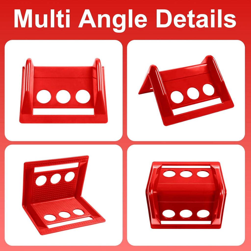 Flatbed Edge Protectors with Carrying Case 4" Winch Ratchet Straps Plastic for Flatbed Cargo Load Truck Shipping