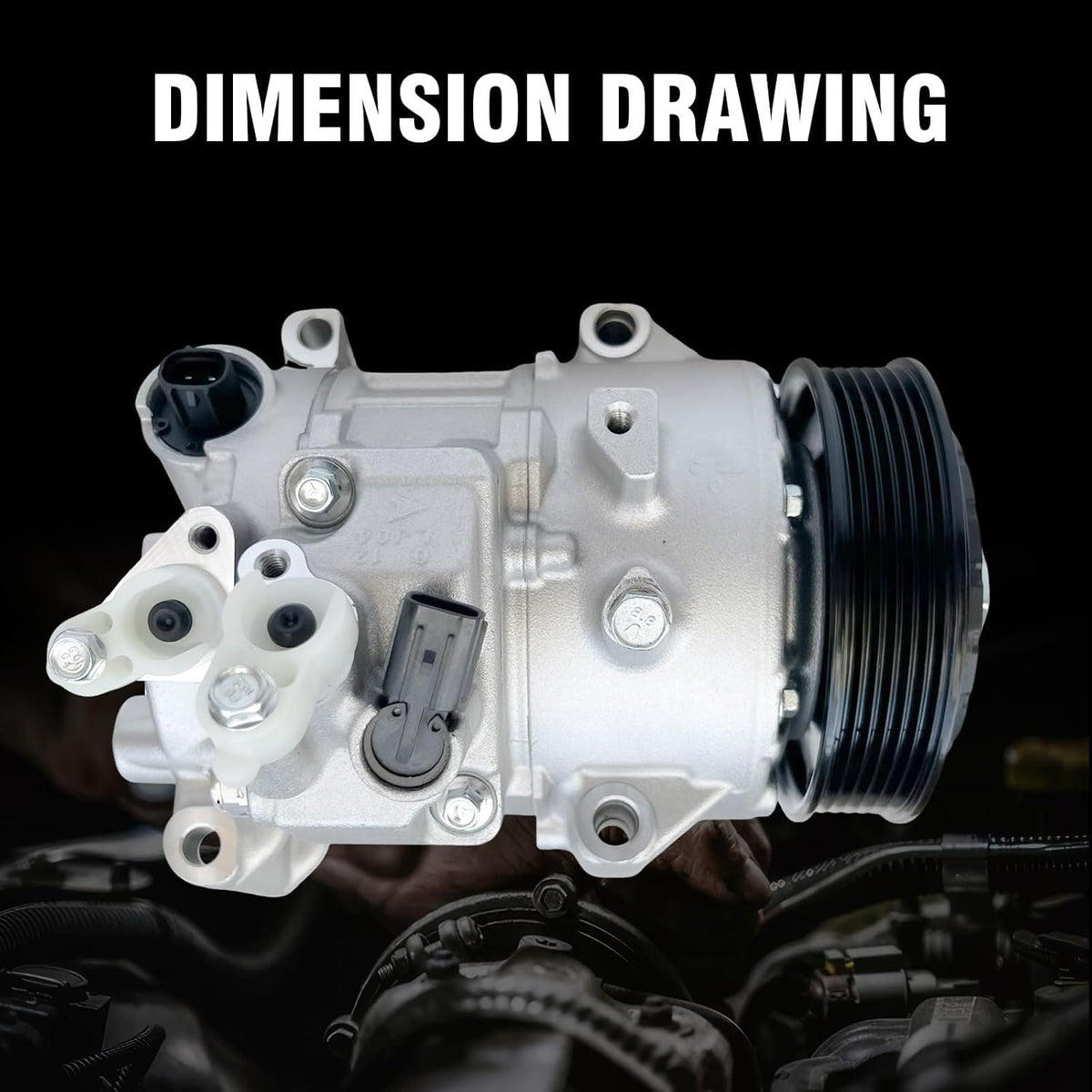 A/C Compressor with Clutch for Toyota Camry 2.5L 2012-2017,CO 11303C