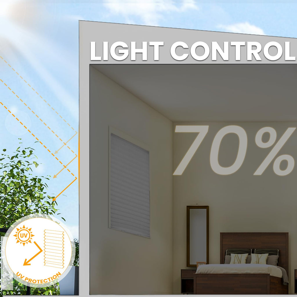 6 Pcs Temporary Blinds for Windows, 36 X 72 in