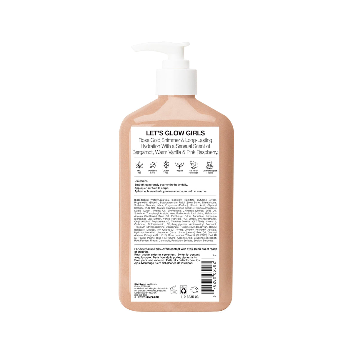 Glow Getter Moisturizing Body Lotion with Shimmer - 17 Fl Oz