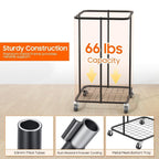 Laundry Hamper with Wheels, 150L Rolling Laundry Basket with Bag & Handles