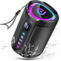 Bluetooth Speaker, 2026 Portable Wireless Speakers with Led Light, Bluetooth 5.4, 15H Playtime, Enhanced Bass, IPX7