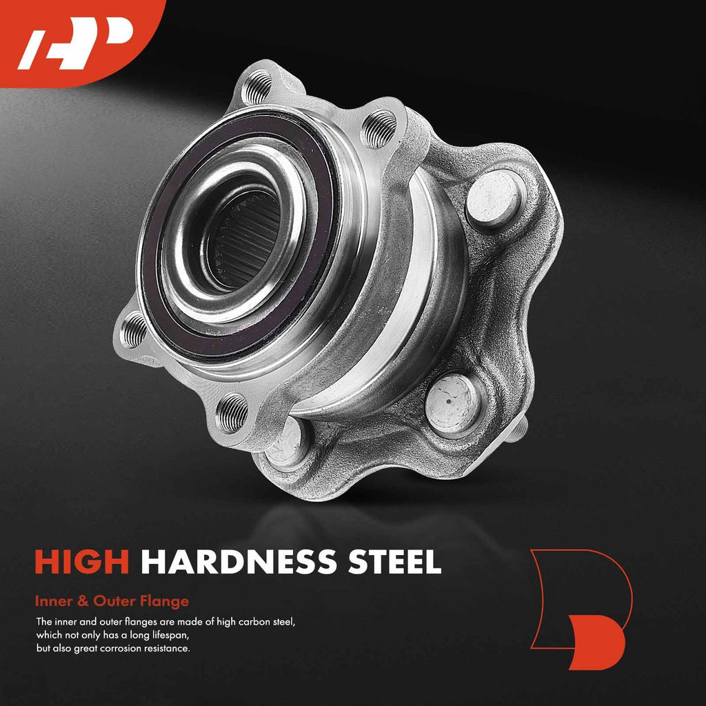 A-Premium 2 x Rear Wheel Bearing and Hub Assembly with 5-Lug