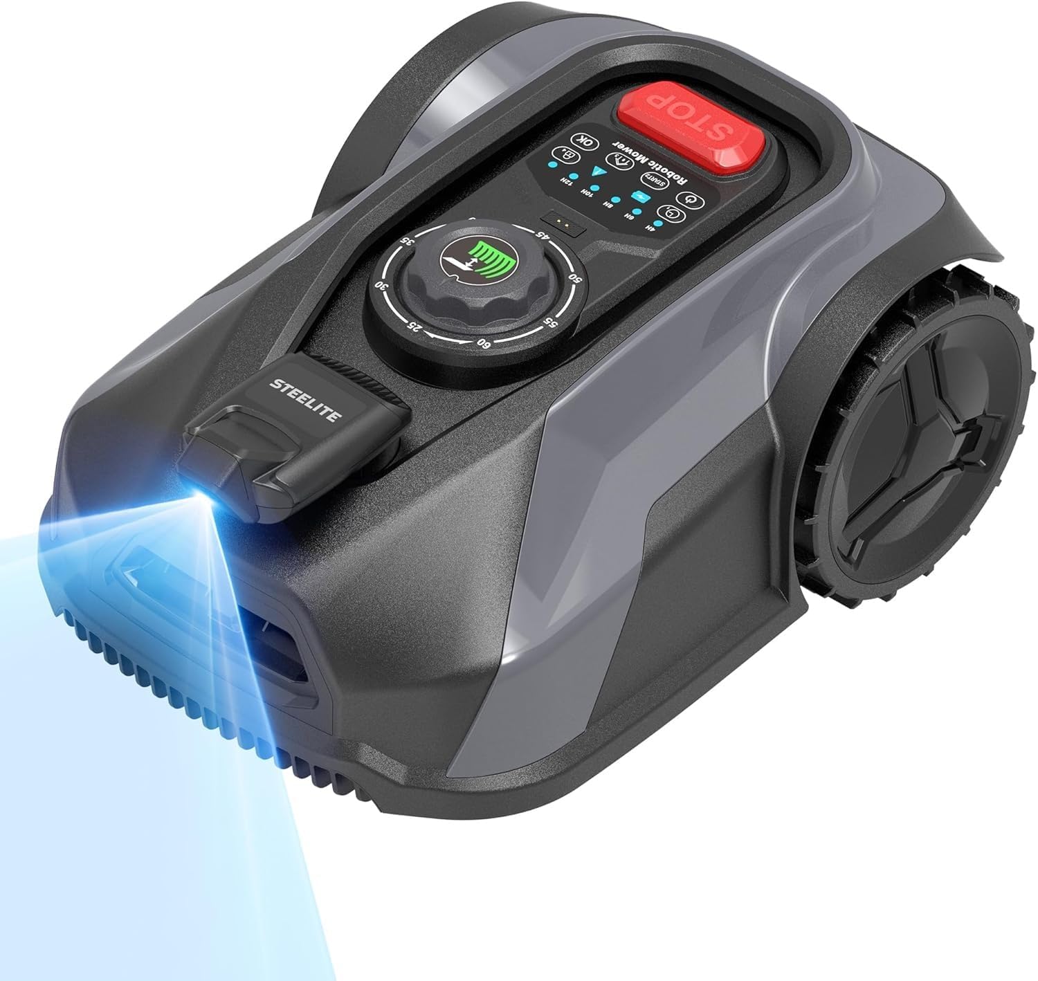 S7 Robotic Lawn Mower, App Controlled, for 1/4 Acre Lawns | No Boundary Wire, Auto-Charging, Obstacle Avoidance