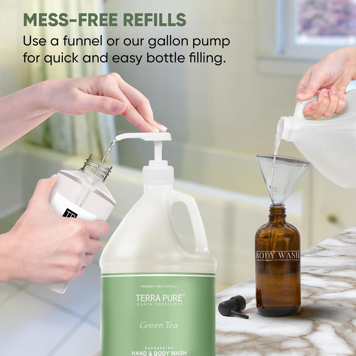 Hotel Body Wash & Hand Soap, Gallon Refill, 1 Gallon