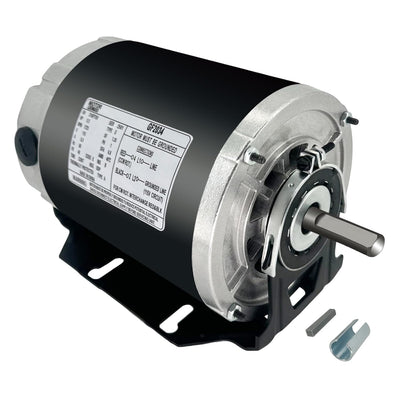 GF2034 1/3HP Electric Motor 115V 1725RPM 60Hz 48F Belt Drive Blower Motor