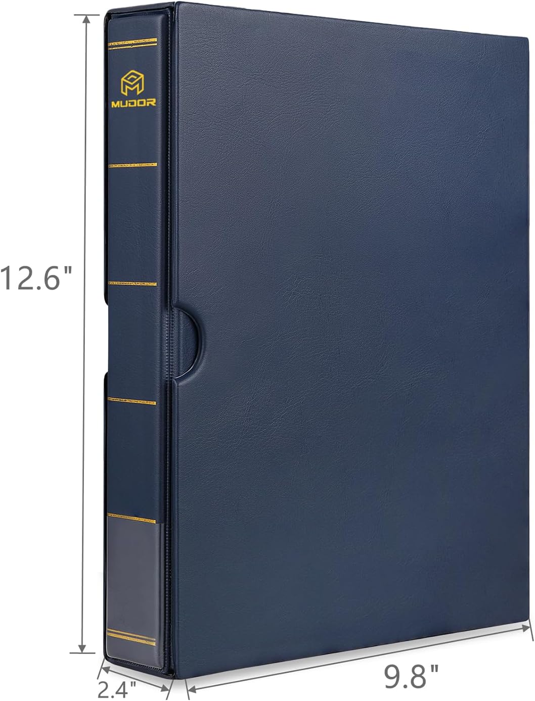 Stamp Binder with Slipcase, Empty Stamp Collecting Albums, Blue | Stamp Collecting Supplies, Stamp Stockbook for