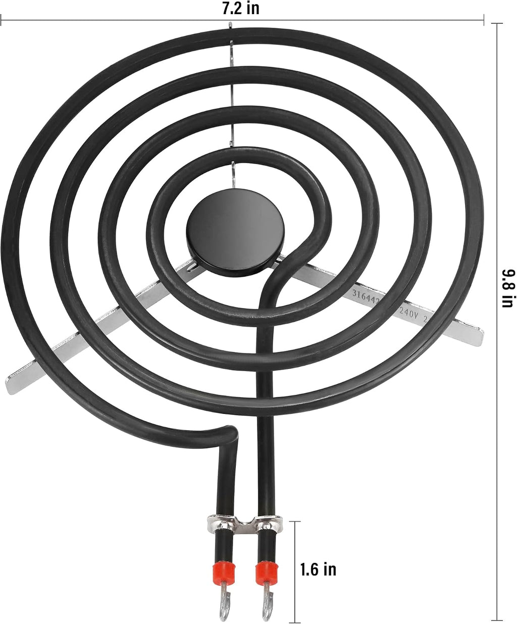 316442300 Range Surface Element 8'' Electric Range Surface Burner Coil Element by Romalon Fit for Frigi-daire Range Stove Cooktop Oven Coil Surface Element