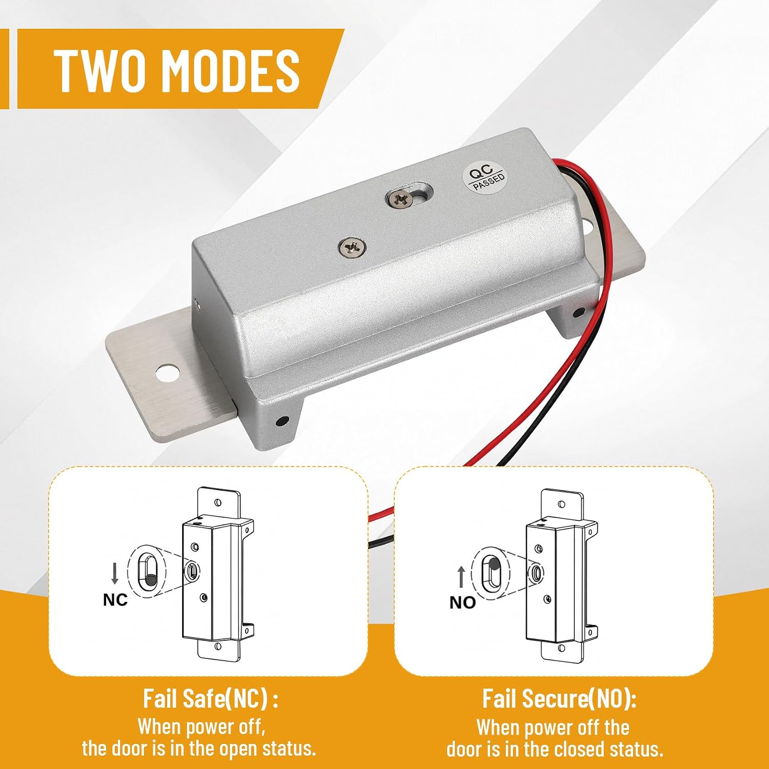 2026 Upgraded Electric Door Strike Lock ANSI Standard Fail-Secure/Fail-Safe Door Strike Lock for Access Control