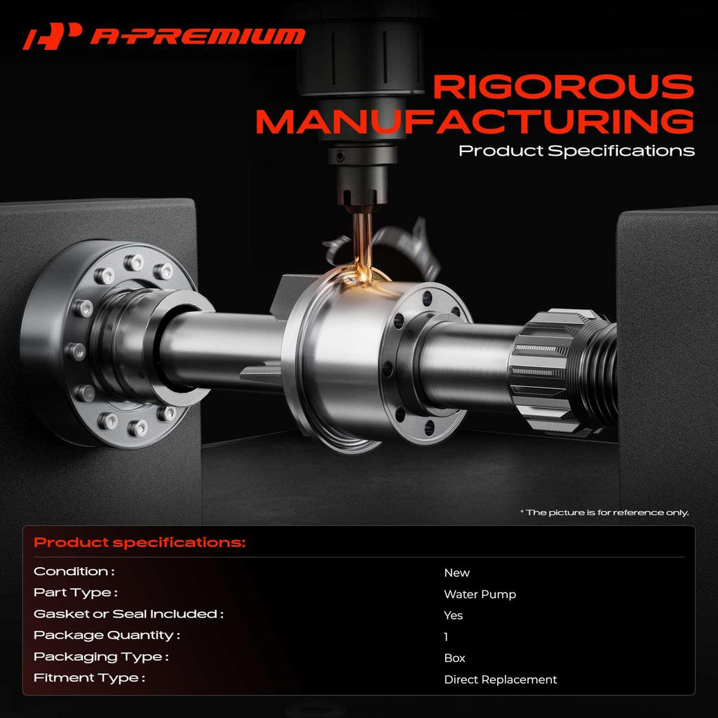 A-Premium Engine Water Pump Compatible with Ford