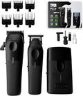 Play Barber Hair Clippers for Men 7500 RPM with Rubber Grips (Blackout 3 Set)