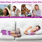 Cold Socks & Hands Ice Pack for Chemo Must Haves, Purple, S/M