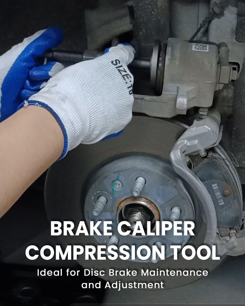 Brake Caliper Compression Tool, Caliper Piston Compressor 24pc