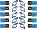 10-Pack DHT11 Temperature and Humidity Sensor, 3.3V-5V